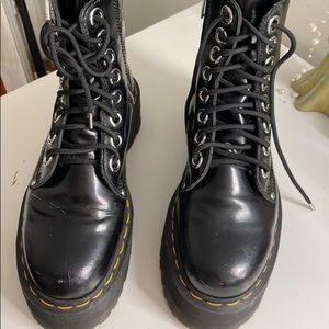 Doc martens platform boots !!